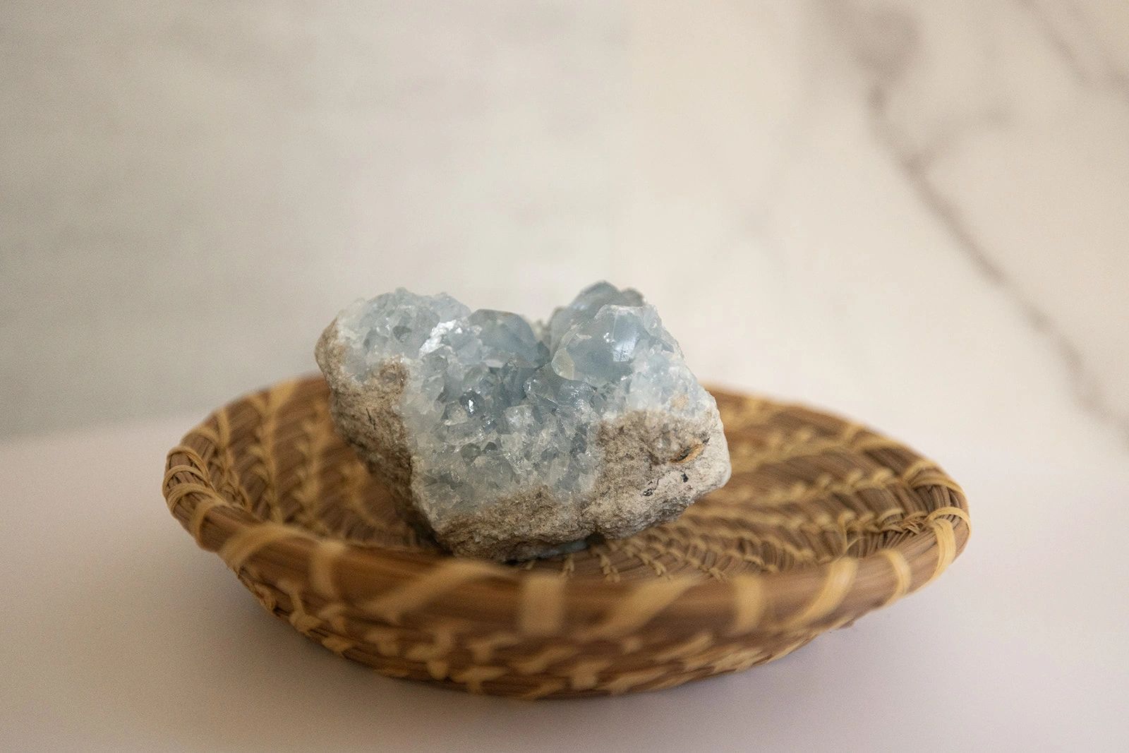 Madagascar Celestite Cluster — “Whisper of the Sky”