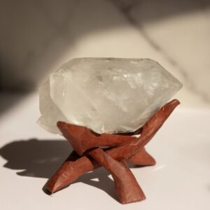 Mt. Ida Double-Terminated on Double-Terminated Master Quartz