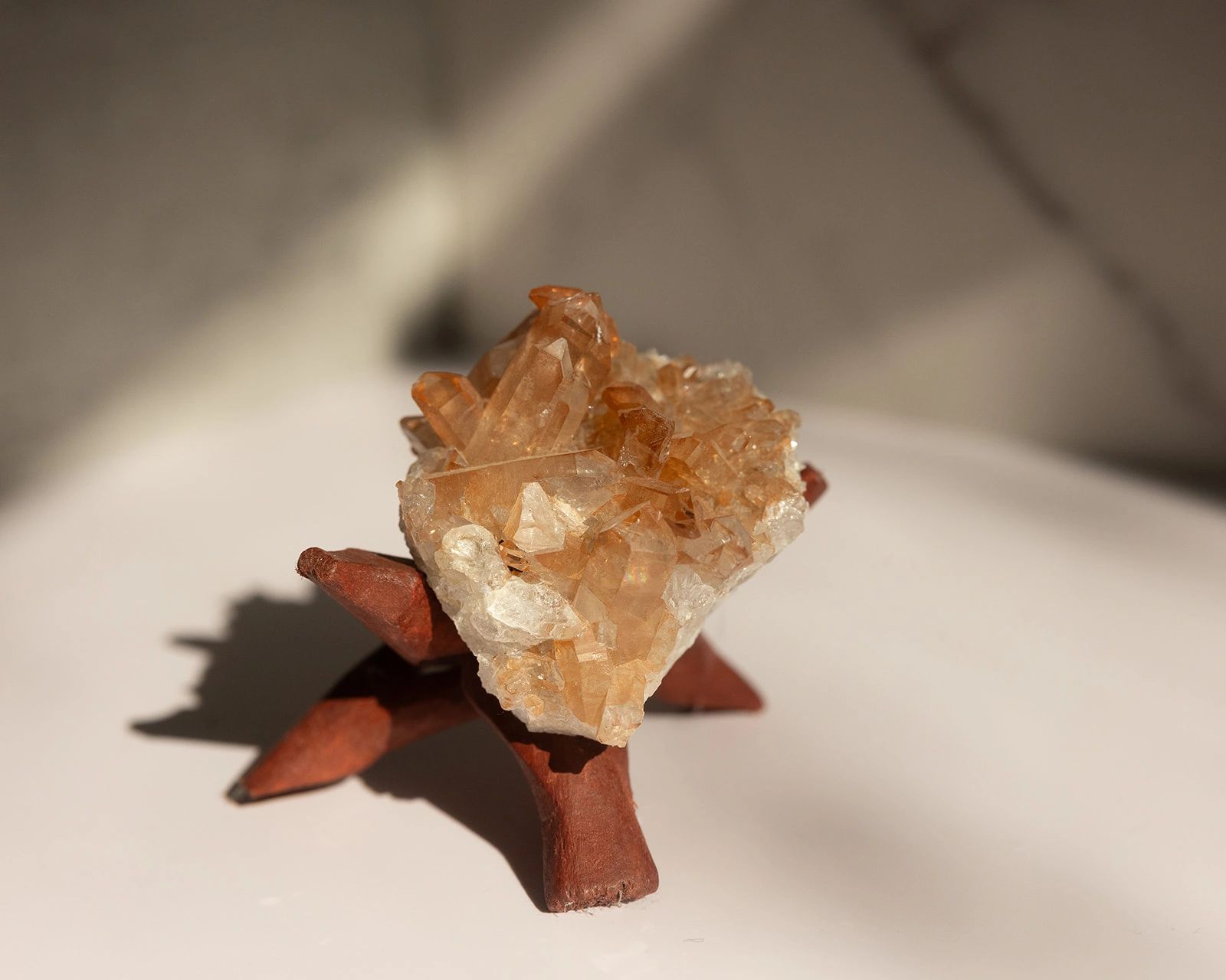 Tangerine Quartz Cluster