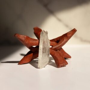 Mt. Ida Multi-Terminated Natural Quartz Wand - Tiny But Mighty