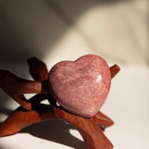 Rhodonite Heart