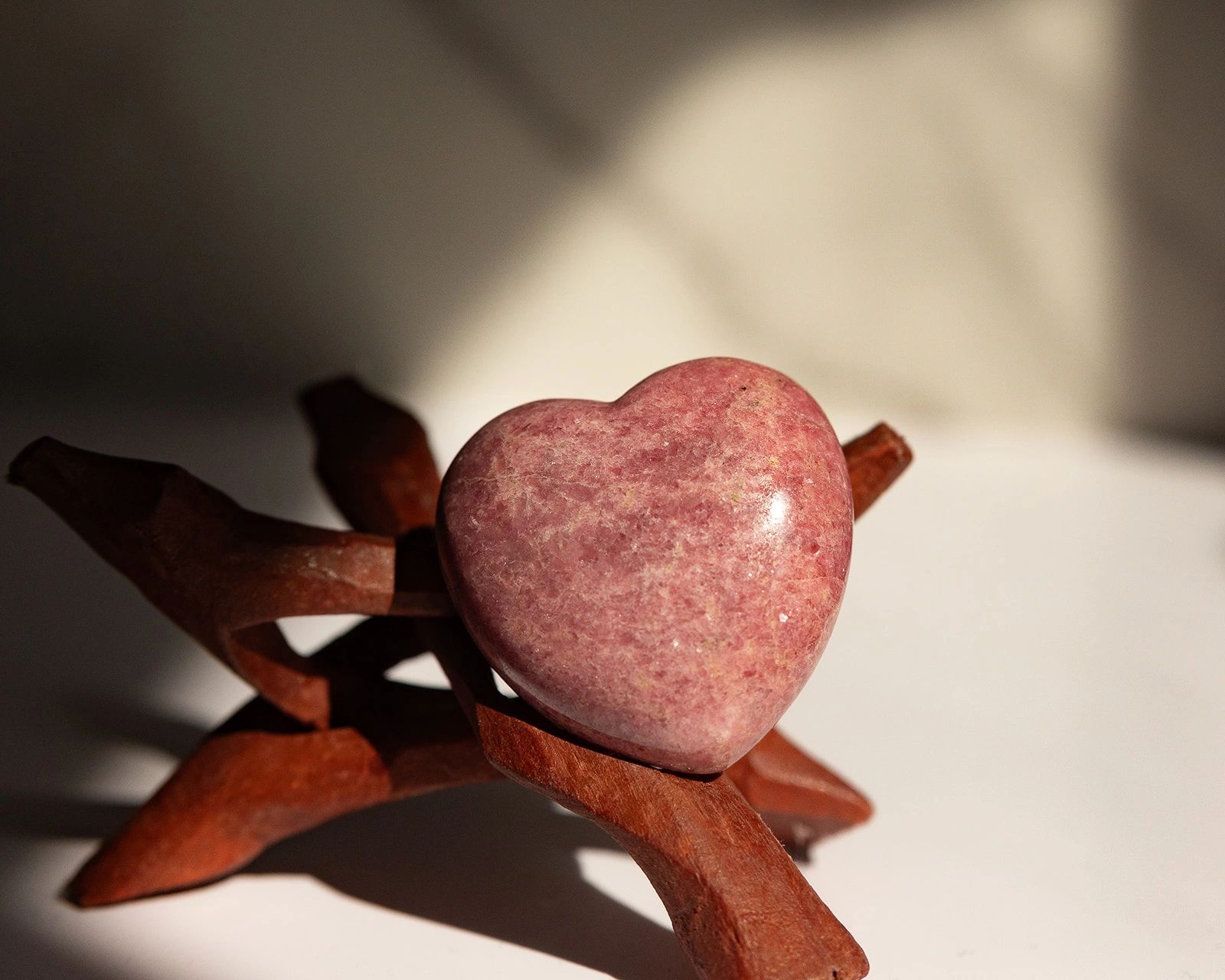 Rhodonite Heart