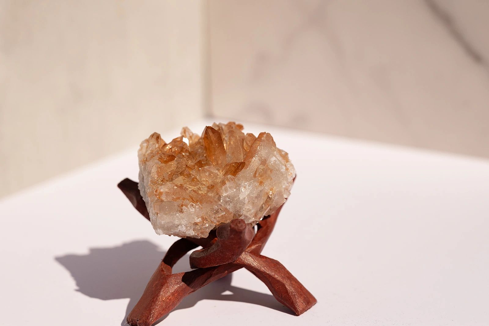 Tangerine Quartz Cluster