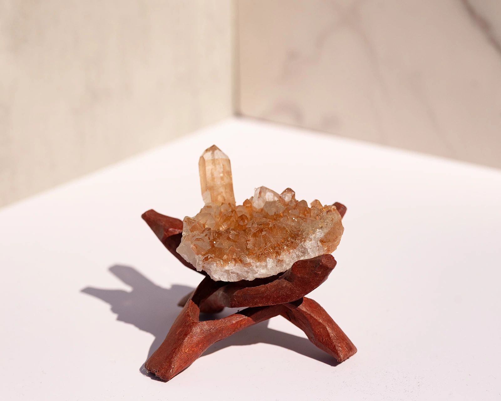 Tangerine Quartz Cluster