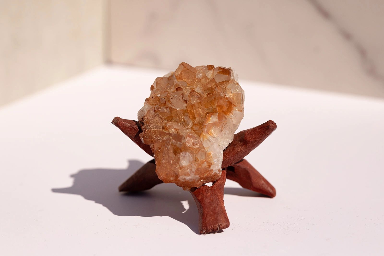 Tangerine Quartz Cluster