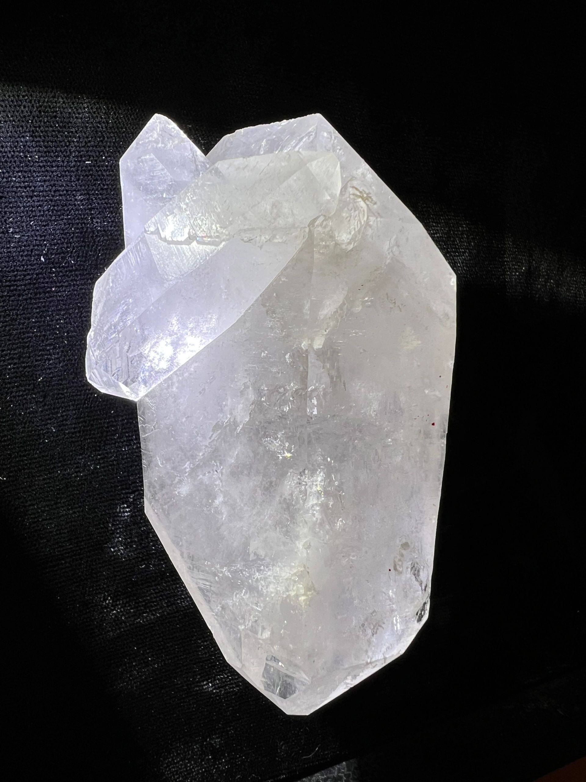 Mt. Ida Double-Terminated on Double-Terminated Master Quartz - Image 2